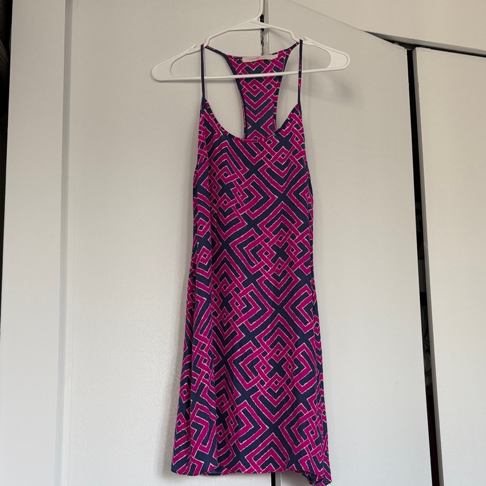 Alice & Trixie Pink and Black Backless Dress